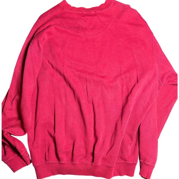 VTG Abercrombie Fitch Country Red Embroidered Cotton Sweatshirt Crewneck L - Picture 6 of 7